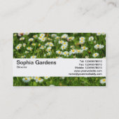 Textuurband V2 - Daisy Meadow Visitekaartje (Achterkant)