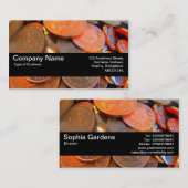 Textuurband V2 - De kleur van het geld Visitekaartje (Voorkant / Achterkant)