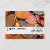 Textuurband V2 - De kleur van het geld Visitekaartje (Achterkant)