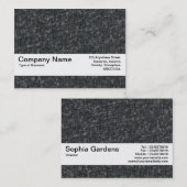 Textuurband V2 - fijn wol 02 Visitekaartje (Voorkant / Achterkant)