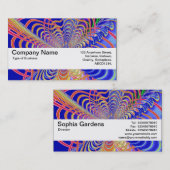 Textuurband V2 - Fractal Abstract 061012d Visitekaartje (Voorkant / Achterkant)