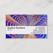 Textuurband V2 - Fractal Abstract 061012d Visitekaartje (Achterkant)