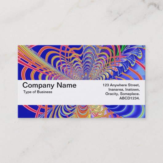 Textuurband V2 - Fractal Abstract 061012d Visitekaartje (Voorkant)