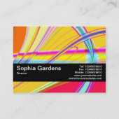 Textuurband V2 - Fractal Abstract 061012e Visitekaartje (Achterkant)