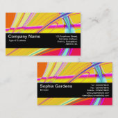 Textuurband V2 - Fractal Abstract 061012e Visitekaartje (Voorkant / Achterkant)