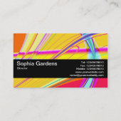 Textuurband V2 - Fractal Abstract 061012e Visitekaartje (Achterkant)