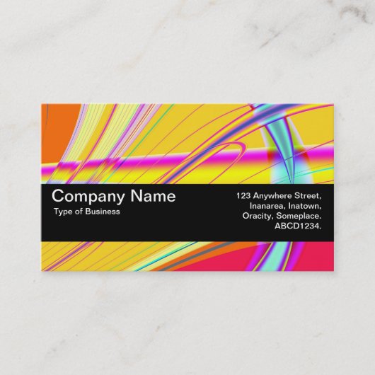 Textuurband V2 - Fractal Abstract 061012e Visitekaartje (Voorkant)