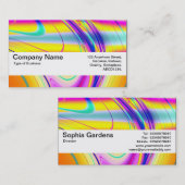 Textuurband V2 - Fractal Abstract 061012f Visitekaartje (Voorkant / Achterkant)