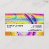 Textuurband V2 - Fractal Abstract 061012f Visitekaartje (Achterkant)