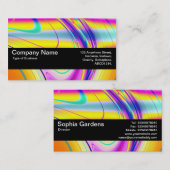 Textuurband V2 - Fractal Abstract 061012f Visitekaartje (Voorkant / Achterkant)