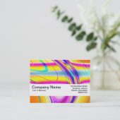 Textuurband V2 - Fractal Abstract 061012f Visitekaartje (Staand voorkant)