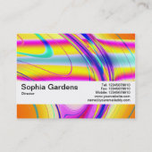 Textuurband V2 - Fractal Abstract 061012f Visitekaartje (Achterkant)