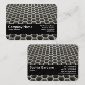 Textuurband V2 - Honeycomb Perspective Warm Visitekaartje (Voorkant / Achterkant)