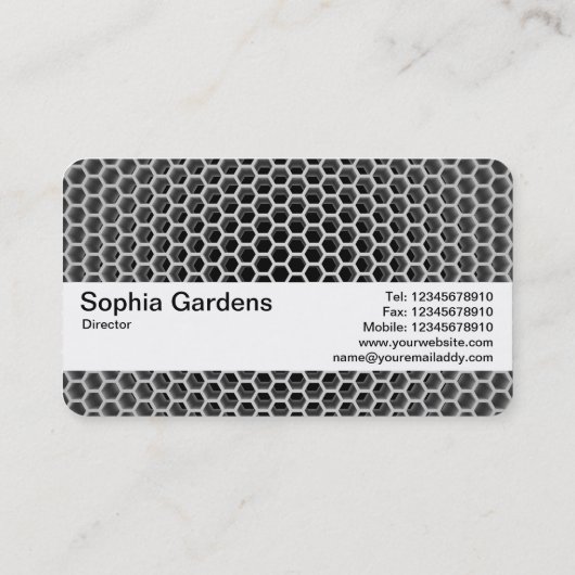 Textuurband V2 - Honeycomb Visitekaartje (Achterkant)