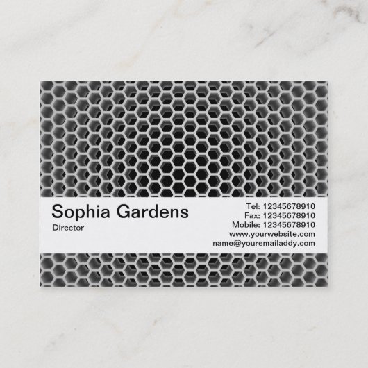Textuurband V2 - Honeycomb Visitekaartje (Achterkant)