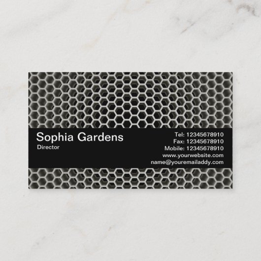 Textuurband V2 - Honeycomb Warm Visitekaartje (Achterkant)