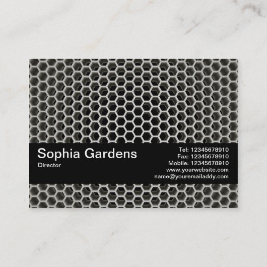 Textuurband V2 - Honeycomb Warm Visitekaartje (Achterkant)