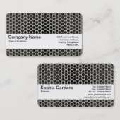 Textuurband V2 - Honeycomb Warm Visitekaartje (Voorkant / Achterkant)