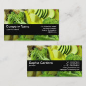 Textuurband V2 - Stierften groenten 01 Visitekaartje (Voorkant / Achterkant)