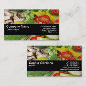 Textuurband V2 - Stierften groenten 02 Visitekaartje (Voorkant / Achterkant)