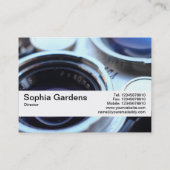 Textuurband V2 -  TLR-camera Visitekaartje (Achterkant)