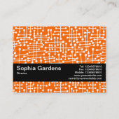 Textuurband V2 - Verbonden spots II Visitekaartje (Achterkant)