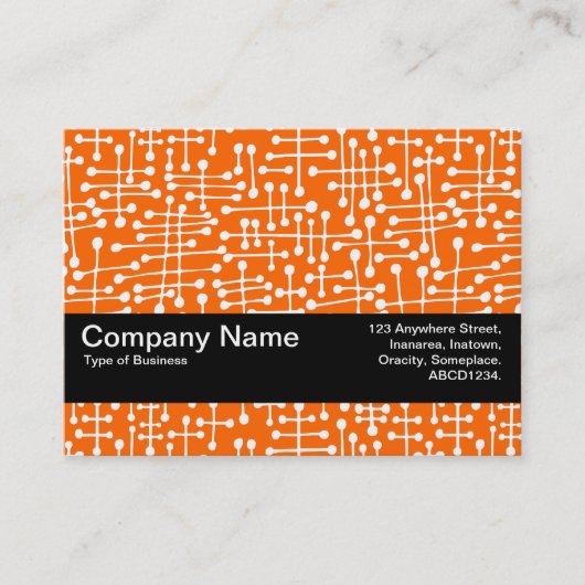Textuurband V2 - Verbonden spots II Visitekaartje (Voorkant)