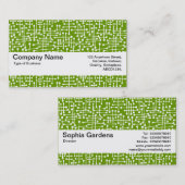 Textuurband V2 - Verbonden spots II Visitekaartje (Voorkant / Achterkant)