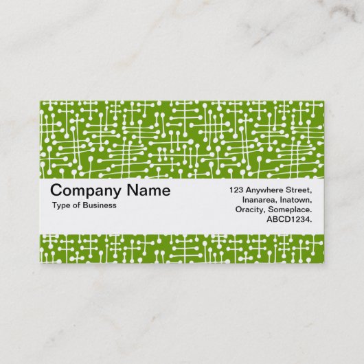 Textuurband V2 - Verbonden spots II Visitekaartje (Voorkant)