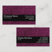 Textuurband V2 - woltapijt 02 Visitekaartje (Voorkant / Achterkant)