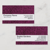 Textuurband V2 - woltapijt 02 Visitekaartje (Voorkant / Achterkant)