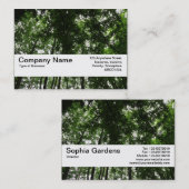 Textuurband V2 - Woodland Canopy 01 Visitekaartje (Voorkant / Achterkant)
