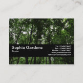 Textuurband V2 - Woodland Canopy 02 Visitekaartje (Achterkant)