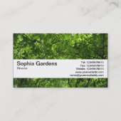 Textuurband V2 - Woodland Canopy Visitekaartje (Achterkant)