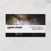 Textuurband - verlichtingsarray visitekaartje (Achterkant)