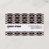 Textuurband - Wissels van het derde oog Visitekaartje (Achterkant)