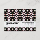 Textuurband - Wissels van het derde oog Visitekaartje (Achterkant)