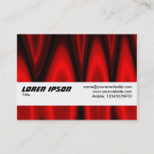 Textuurband - Zaal van vlam II Visitekaartje (Achterkant)