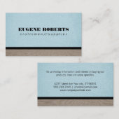 Textuurblauw | Hout Visitekaartje (Voorkant / Achterkant)