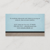 Textuurblauw | Hout Visitekaartje (Achterkant)