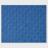 Textuurbreien. Blauwe pullover. Patroonweefsel ma Cadeaupapier (Vlak)