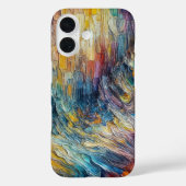 Textuurdikke verf Abstract Case-Mate iPhone Case (Achterkant)