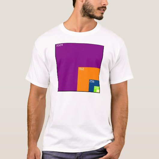Textuurgrootte in games t-shirt (Voorkant)
