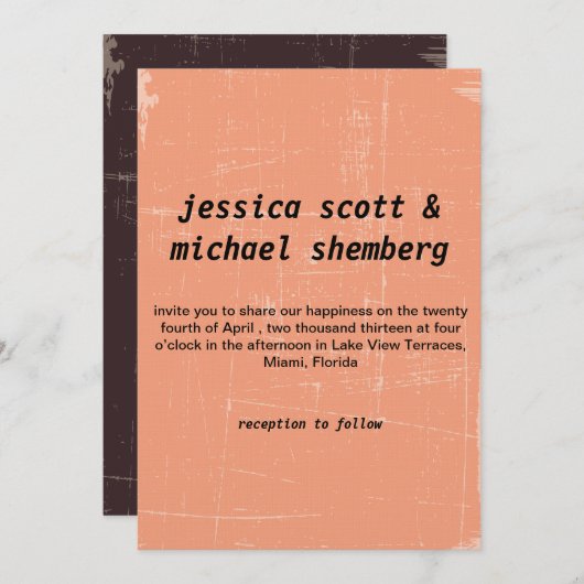  textuurgrunge kaart (Voorkant / Achterkant)