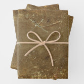 Textuurgrunge Rustic Brown beige Old  Inpakpapier Vel (In situ)