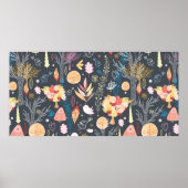 textuurherfstbos poster (Voorkant)