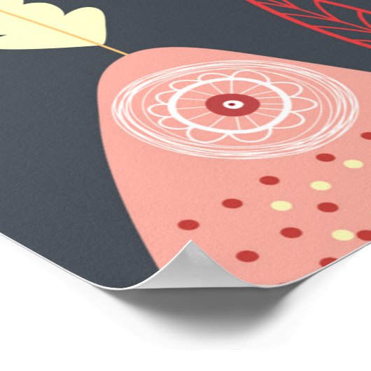 textuurherfstbos poster (Hoek)