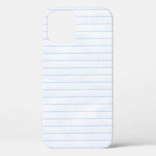 textuurlijnen van papier van notitieboek Case-Mate iPhone case (Achterkant)
