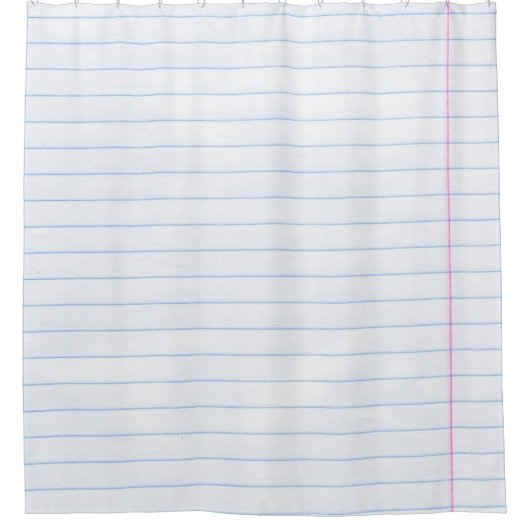 textuurlijnen van papier van notitieboek douchegordijn (Voorkant)