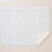 textuurlijnen van papier van notitieboek sherpa deken (Voorkant (horizontaal))